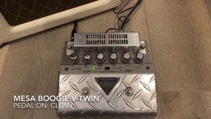 Mesa Boogie V-Twin Demo No Talk Tube Distortion Pedal