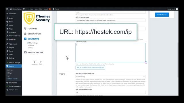 Basic WordPress Settings iThemes Security, General Settings, User Management смотреть онлайн