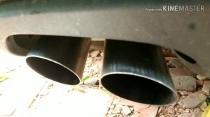 Ауди А4 б8. Как отполировать насадки глушителя автомобиля.