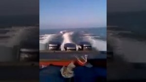 ТРЁХ МОТОРНАЯ БАЙДА ИДЁТ НА ПОДРЕЗКУ!