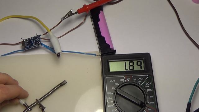 TP4056 с защитой параллельное соединение для увеличения тока отдачи (тока ограничения) BMS 1S смотреть онлайн