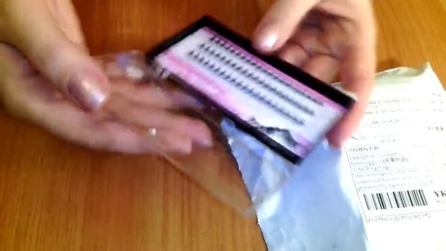 Обзор покупки из Китая Пучковые ресницы Заказ на Aliexpress смотреть онлайн
