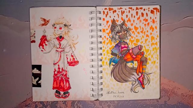 ПОЛНЫЙ ОБЗОР НА СКЕТЧБУК №10 смотреть онлайн