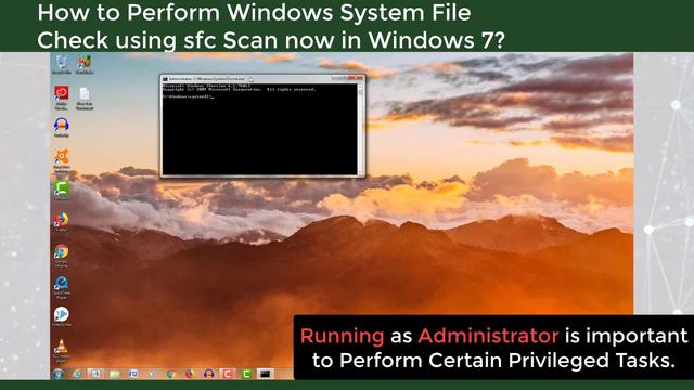 How to Perform Windows System File Check using sfc scannow in Windows 7 | Computer & Networking