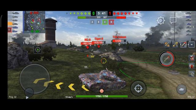 World of Tanks Blitz! Обзор танка Bisonte C45, уровень 8й! смотреть онлайн