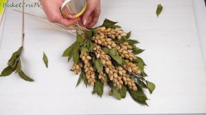 Идея: Букет из фисташек своими руками. Подарки и поделки для мужчины. Презент на 23 февраля 2022
