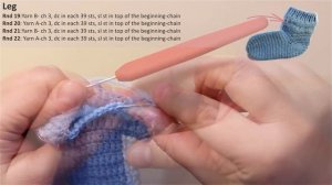 Как вязать носки крючком Детские носки 3-4 года Вяжем по схемам