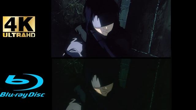 GHOST IN THE SHELL (1995) 4K UHD VS BLURAY SIDE BY SIDE COMPARISON смотреть онлайн
