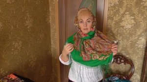 Мои шАльные обновки???часть1 #павловопосадская#шаль#платок#весна#василиса#губернаторский#примерки