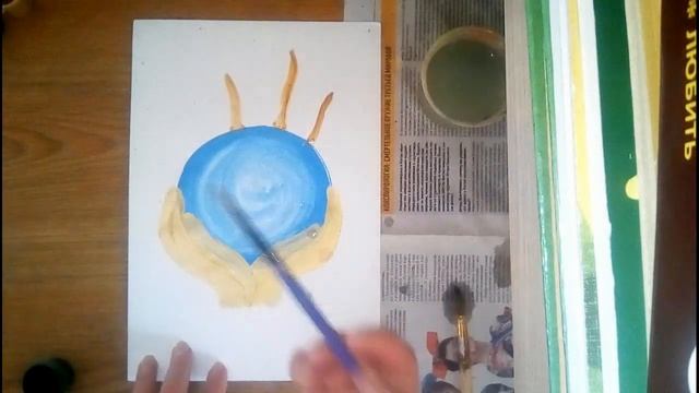 Урок рисования "ДЕНЬ ЗЕМЛИ". Евтушенко Наталья. Премиум-тренер Детского клуба. смотреть онлайн