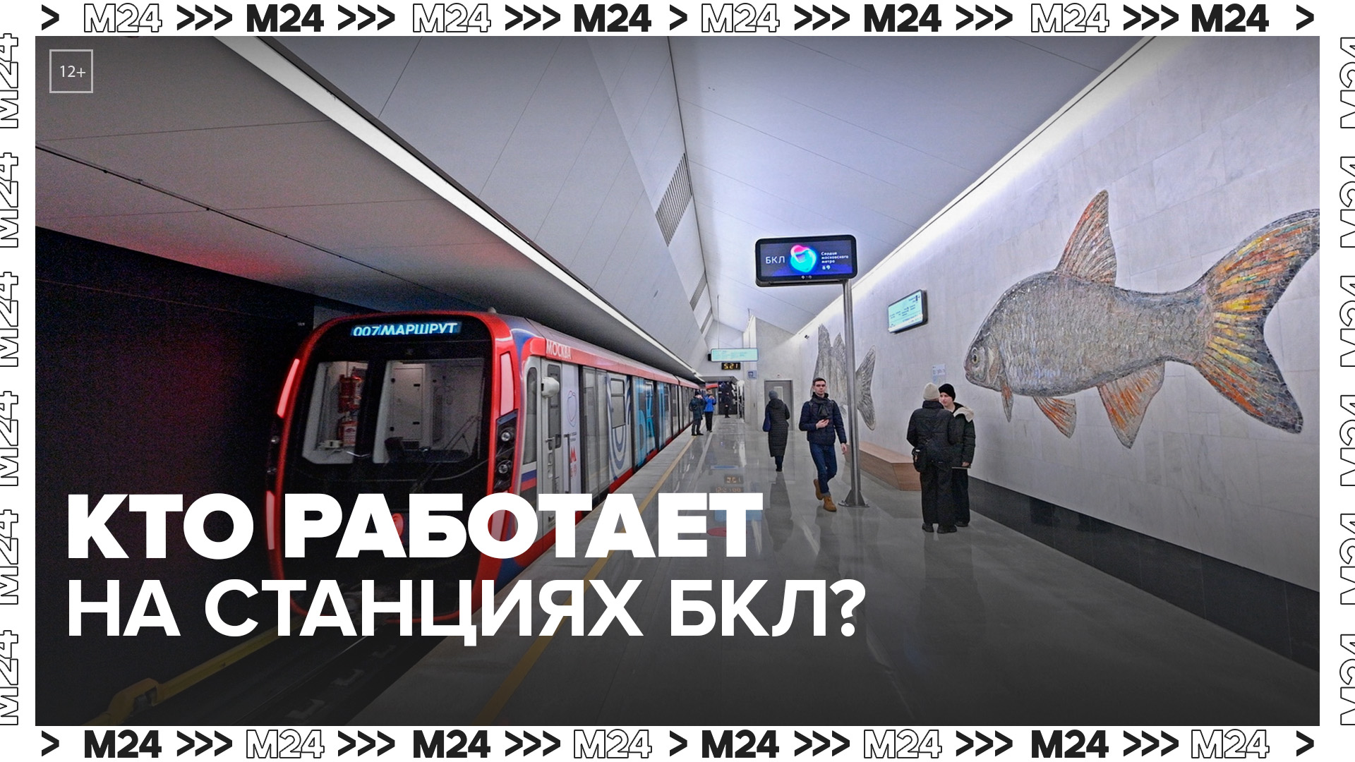 "Актуальный репортаж": кто работает на станциях БКЛ - Москва 24