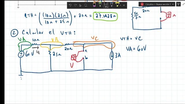 TEOREMA DE THÉVENIN - EJERCICIO #5 RESUELTO PASO A PASO смотреть онлайн