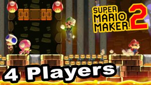 Super Mario Maker 2 – Course World | 4 Player (Local Multiplayer) #1