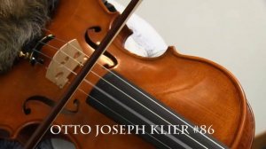 Otto Joseph Klier 86 Violin Demo