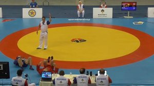 Чемпионат Европы 2018 по самбо.1\8 финала 82 Ниженко(Украина)-Максимов(Россия)