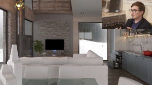 Современный ультрамодный дом в стиле Барнхаус