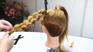 Ушки, рожки или два пучка ПРИЧЕСКА РОЖКИ! 2 ПУЧКА! Two Beam with Curls