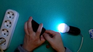 Классная светодиодная лампочка с пультом для ночника по цене обычной