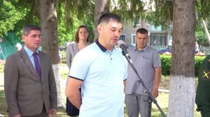 Траурная церемония прощания с военнослужащим, погибшим в ходе спецоперации на Украине