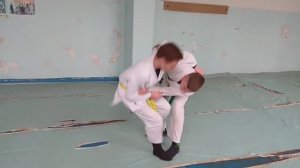 Зацеп стопой снаружи+Бросок через голову.Kosoto Gake+ Sumi Gaeshi.  Дзюдо. Judo.Самбо