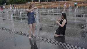 Wet dresses, or Girls and a fountain! Ending./Мокрые платья, или Девушки и фонтан! Окончание.