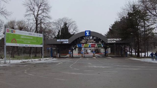 Поездка в Белград, Сербия. Прогулка по городу.