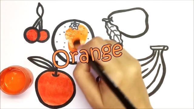 Как нарисовать фрукты | Сурет салу Жемістер How to draw fruit