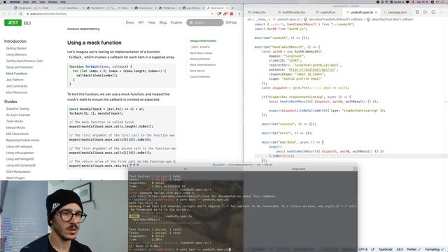 Livecoding test coverage for #useAuth opensource lib смотреть онлайн