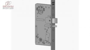 ABLOY EL580. Настройка и устройство врезного электромеханического замка для алюминиевых дверей
