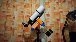 3D printed - Small Travel EQ telescope mount 2019