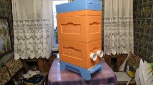 выбор улья для пчел - 6 рамочный улей биненхаус, двухкорпусной улей на данановскую рамку