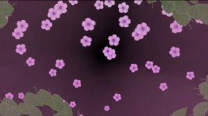 Футаж Падающие цветы