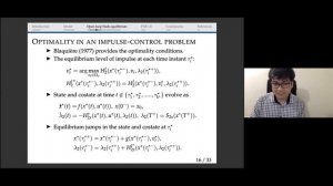 Utsav Sadana - Nash Equilibria in nonzero-sum Differential Games with Impulse Controls