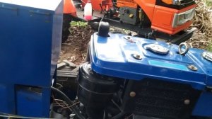 тяжёлый китайский мотоблок