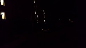 ночью отсутствовало уличное освещение возле 9-го корпуса ЖК "Петергофский каскад"