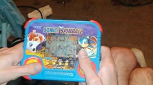 Sonic The Hedgehog: Spinball Tiger Electronics Handheld LCD Game