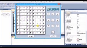 Sudoku Game Development in vb net