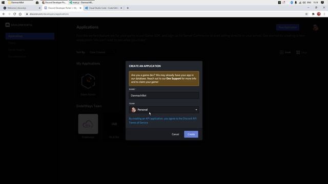 Пишем бота на Discord.js | #1 Установка и настройка