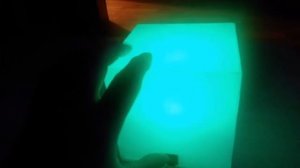 RGB светильник из оргстекла