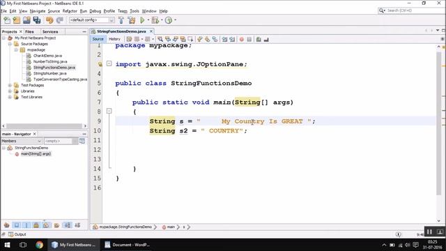 String Functions In Java