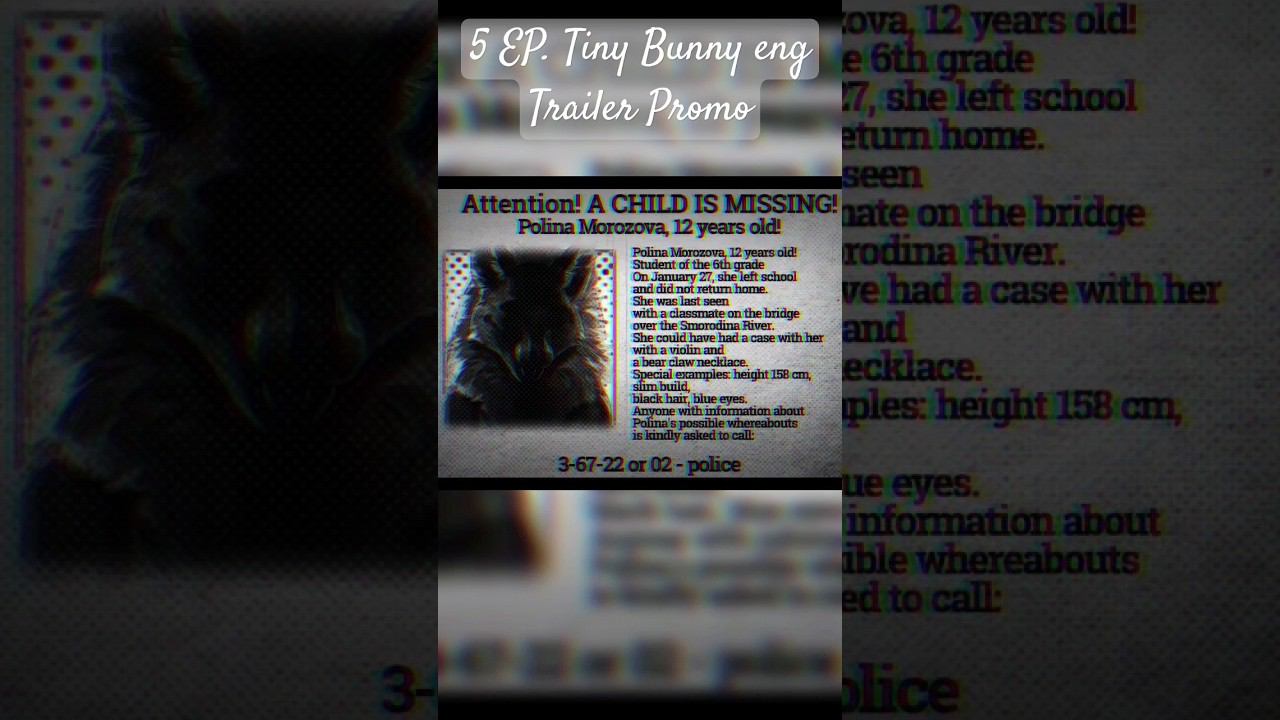 EP.5 Tiny Bunny Trailer eng Promo #tinybunny #5эпизод #зайчиктеории