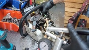 Stihl ms361 плохо заводится, глохнет.