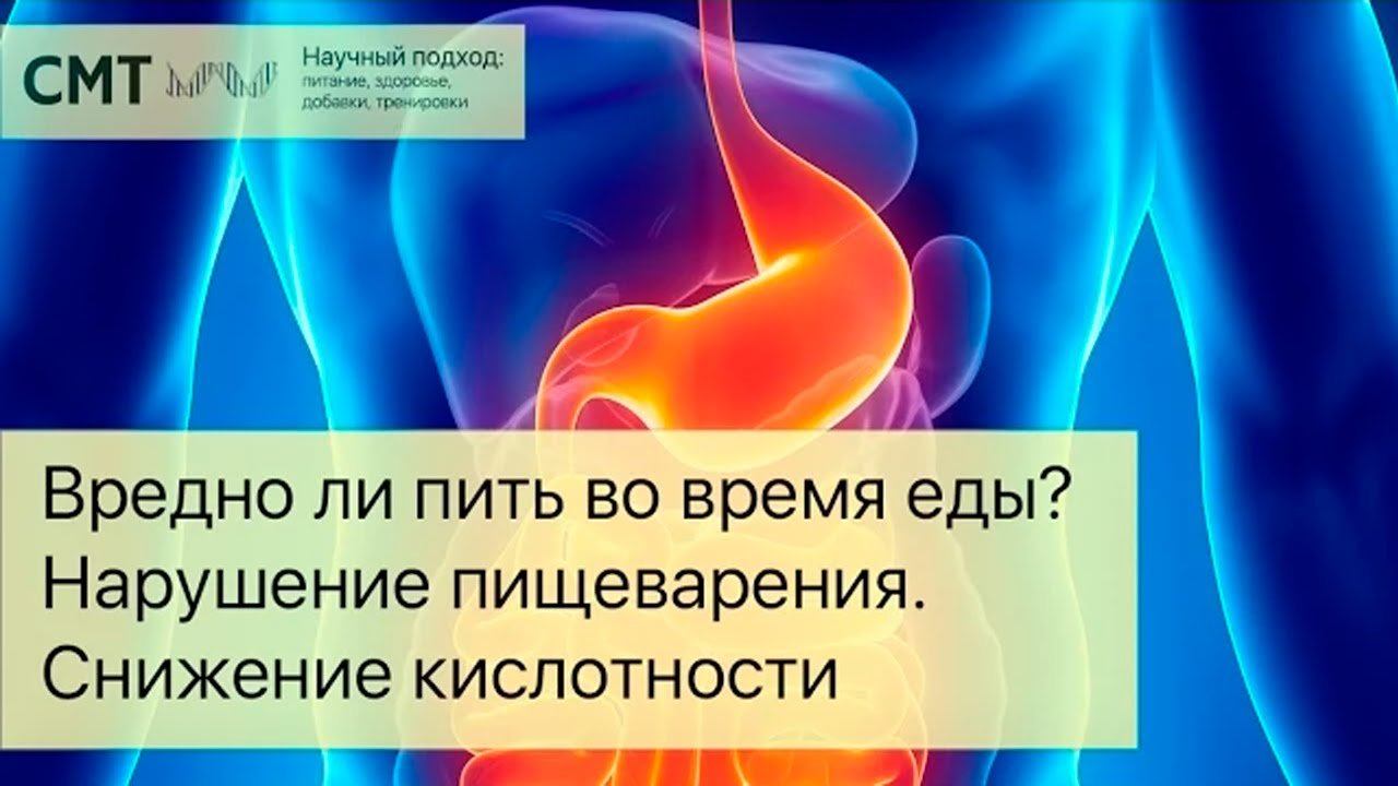 Не опасно ли пить. Нарушение пищеварения. Снижение кислотности. Вредно ли пить во время еды. Нарушение переваривания белков.