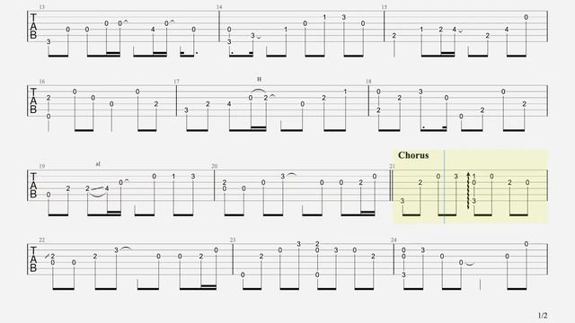 MC 張天賦 - 記憶棉｜結他指彈獨奏譜｜簡易版｜Guitar TAB ｜Easy Fingerstyle Guitar For Beginner смотреть онлайн