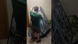 Обзор зимней трёхслойной автоматической палатки для рыбалки ????