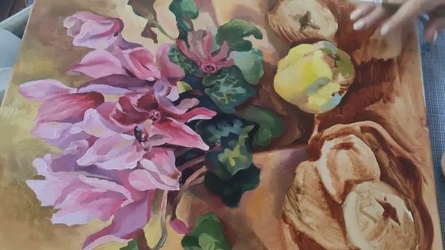 Видеоурок №7. «Второй этап работы масляными красками». Цикл видео-уроков «Весенний мотив» смотреть онлайн