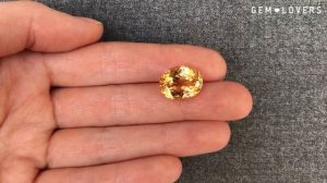 Натуральный камень  золотистый топаз 12.07 карат