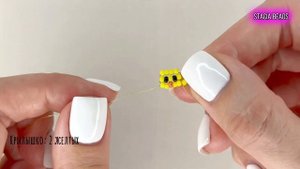 Как сделать птенчика из бисера параллельным плетением? ??