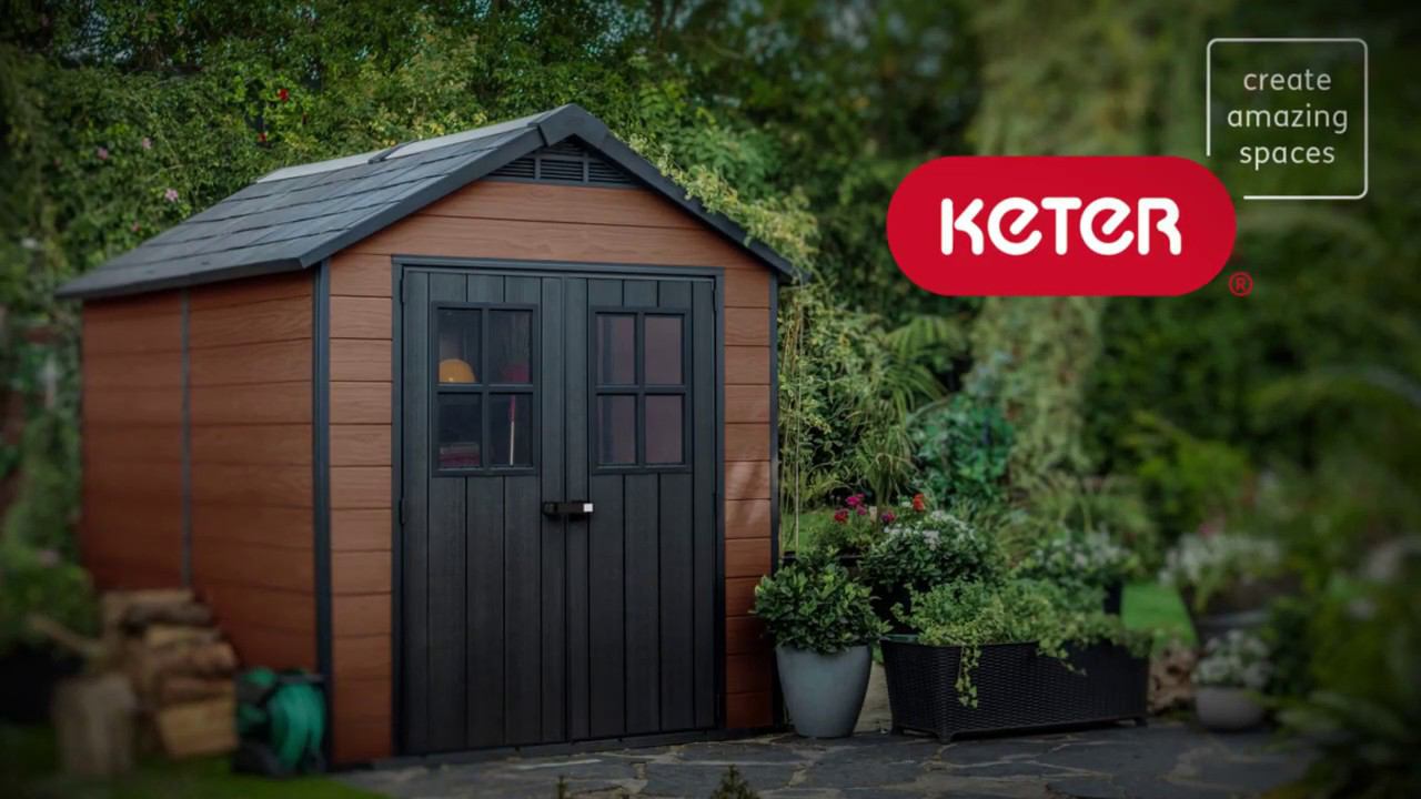 Обзор сарая KETER Newton смотреть онлайн