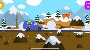 Кукутики дорожное приключение игра, машина едет по полям #кукутики #games #песнидлядетей